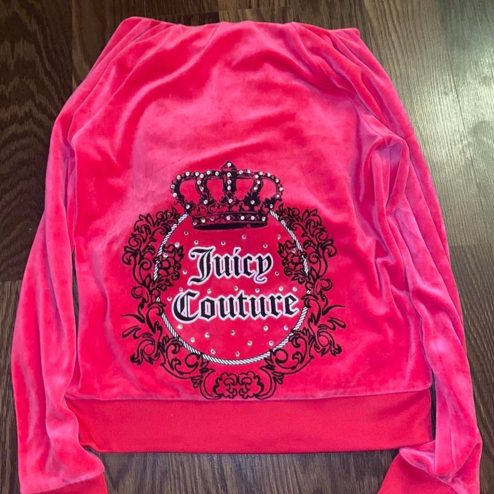 Juicy Couture Pink Velour jacket!!💕